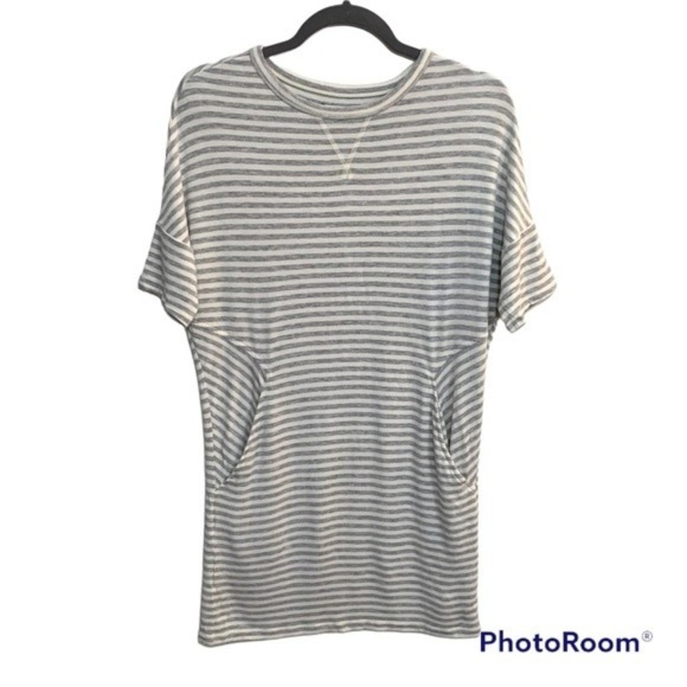 Lou & Grey Signature Soft Dolman Sleeve Striped Dress